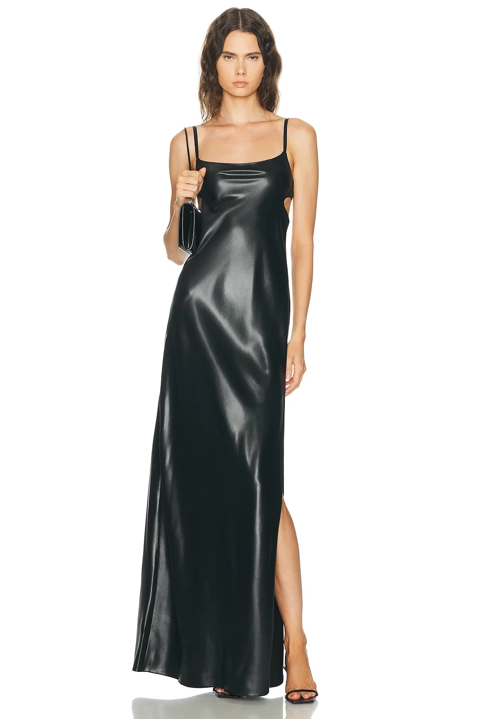 Lingerie Glossy Long Dress - 1