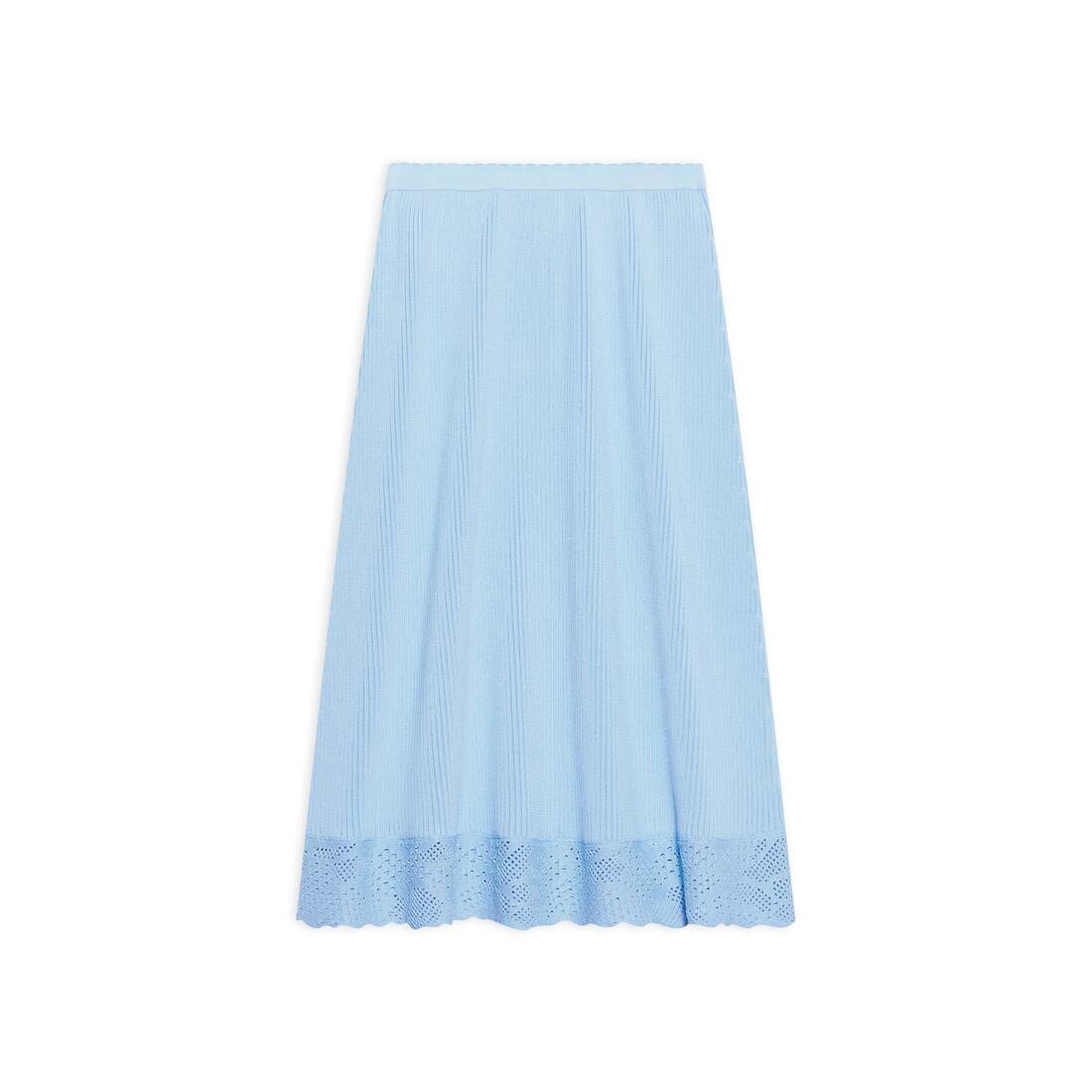 Women's Slip Skirt in Indigo - 1