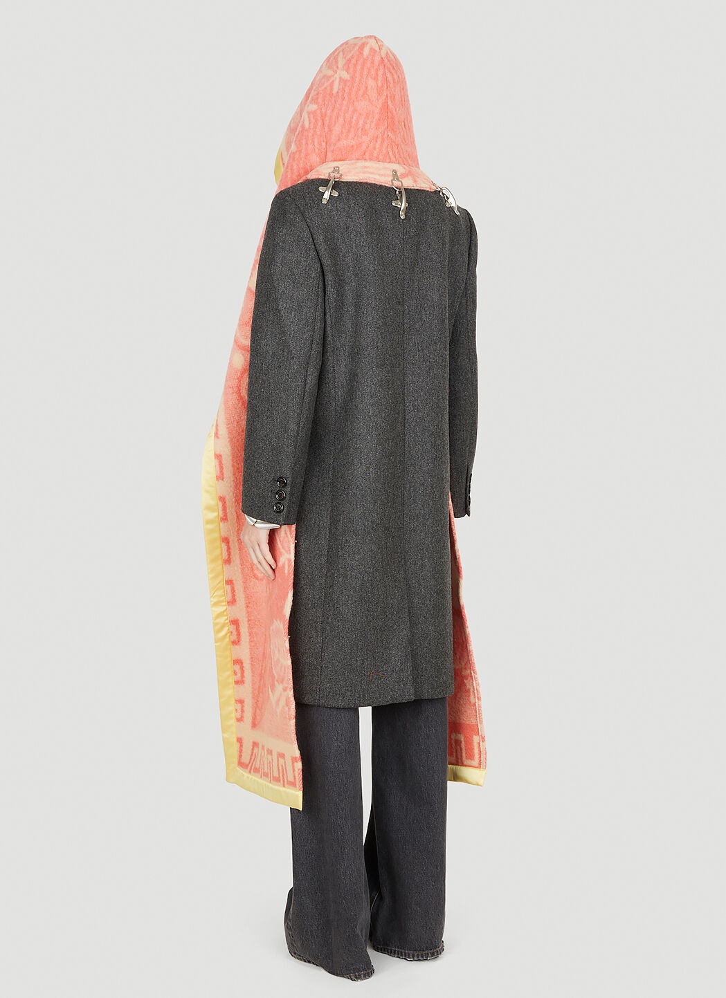 Blanket Draped Classic Coat - 4