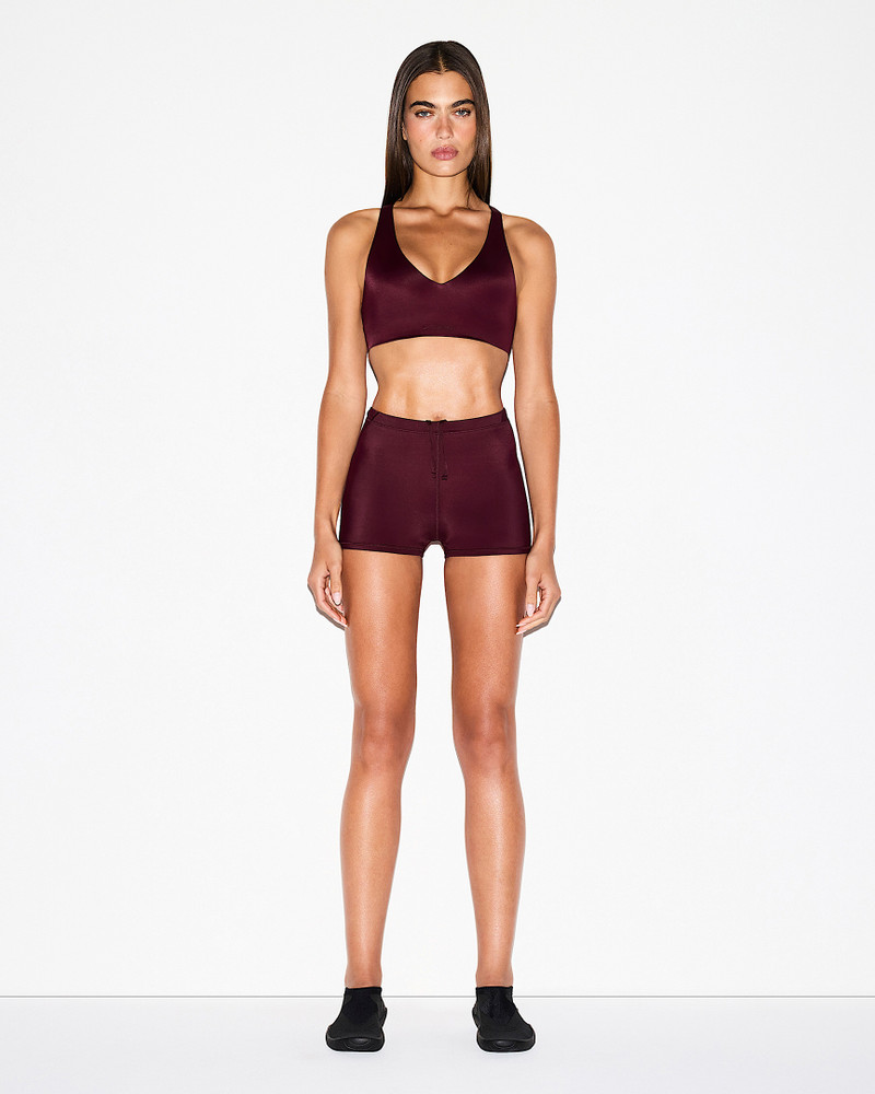NikeSKIMS Shine Women's Mid-Rise 2" Boyshorts with Drawcord 1