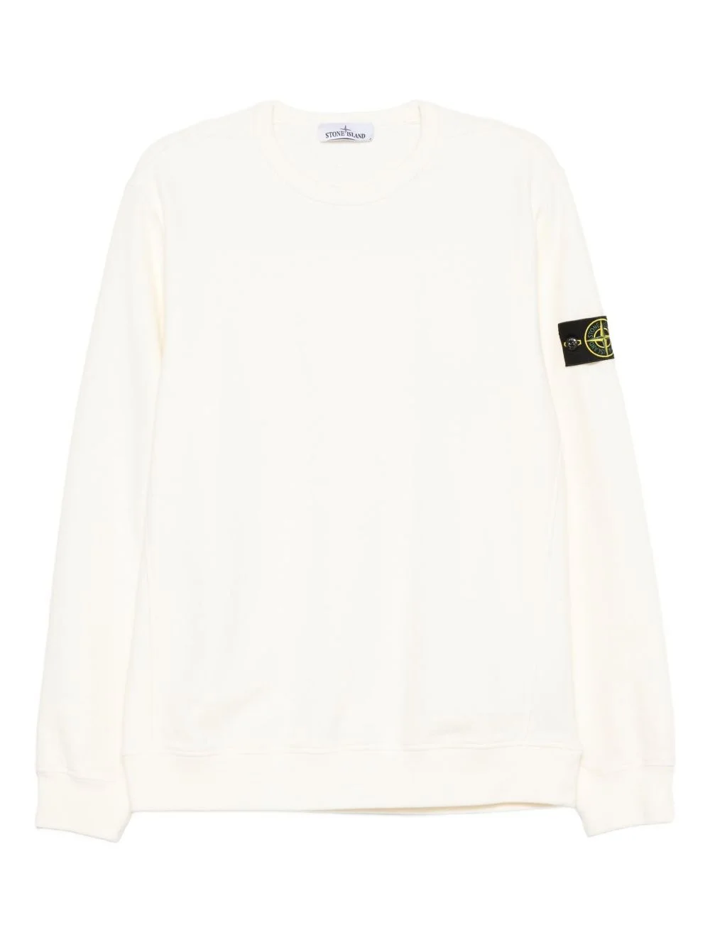 Stone Island Men Logo Cotton Crewneck Sweatshirt - 1