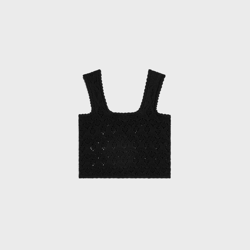 CELINE top IN cotton pointelle outlook