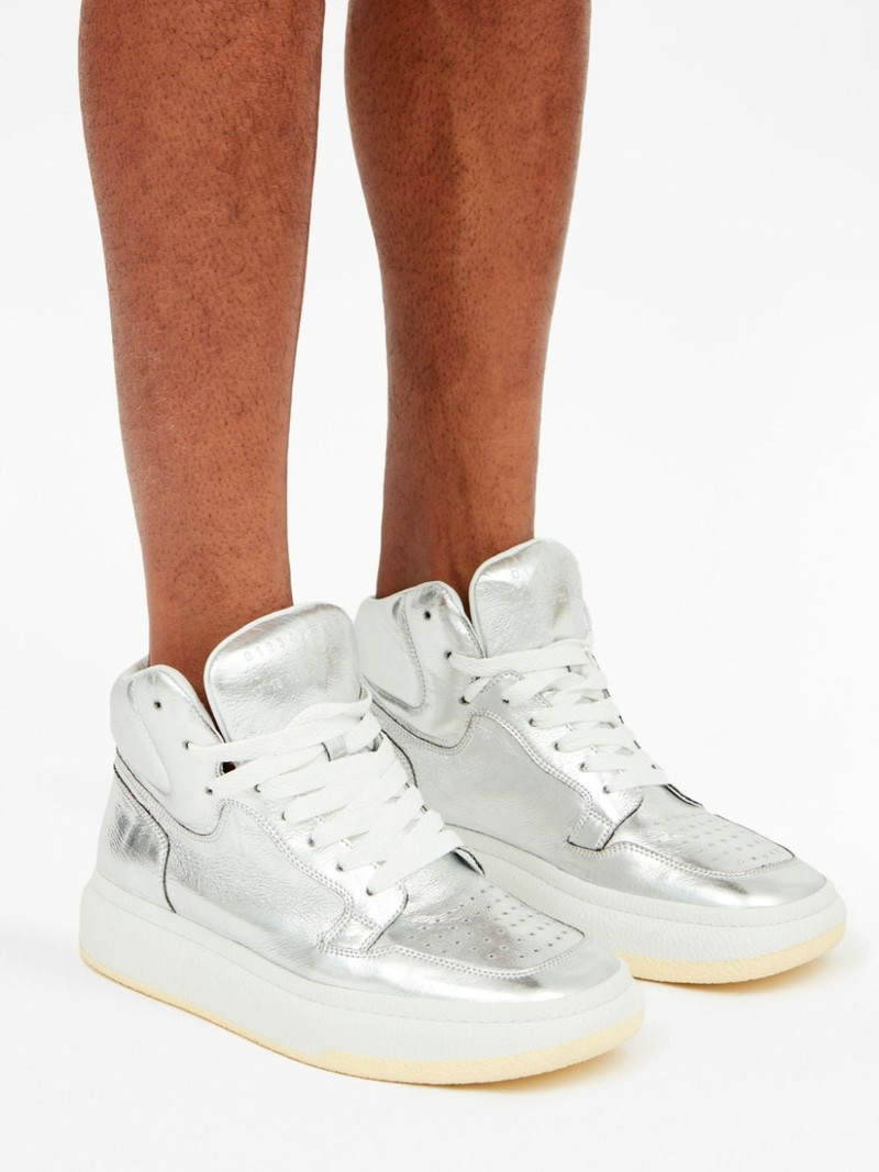 lace-up high-top sneakers 6