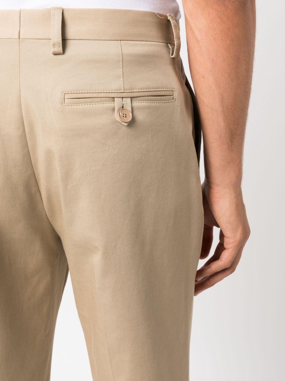 mid-rise stretch-cotton chinos - 5