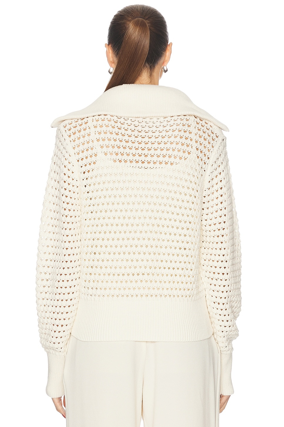 Eloise Full Zip Knit Sweater - 4