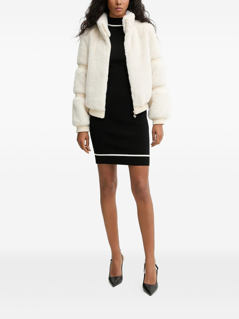 GUESS USA faux-fur zip jacket outlook
