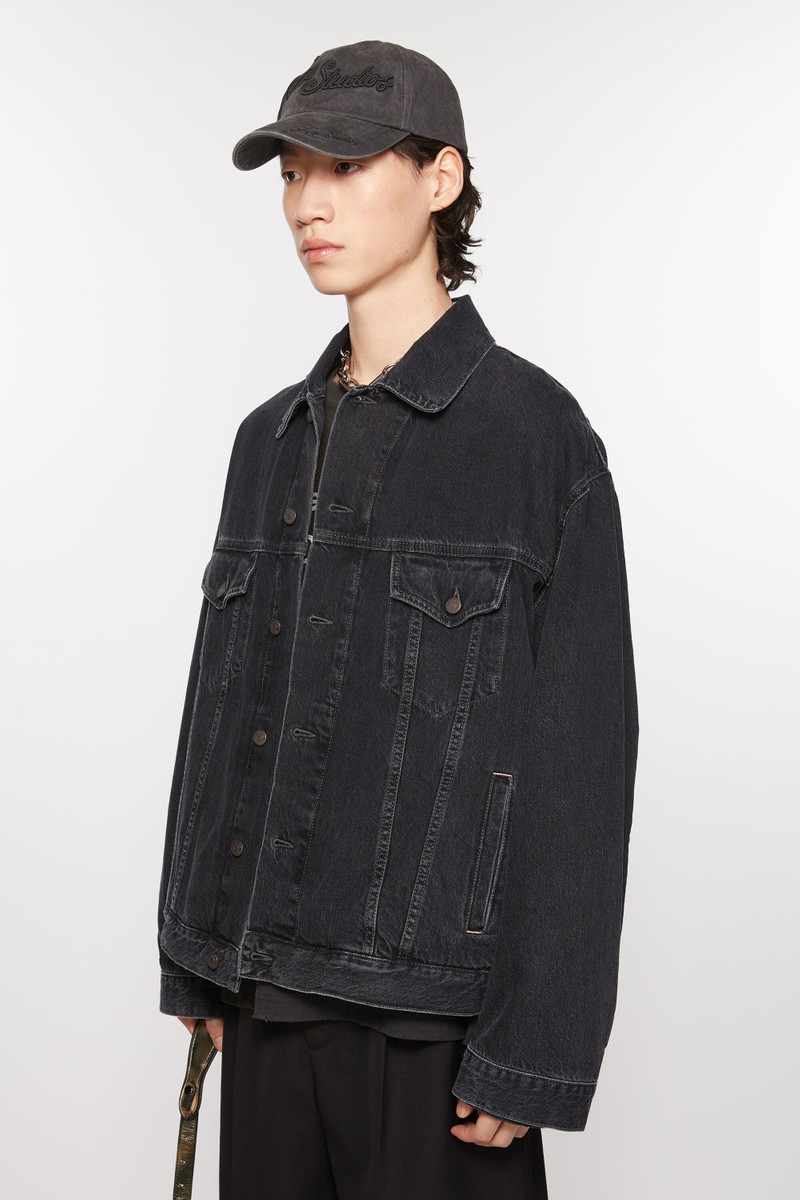 Denim jacket - Relaxed fit - Black 3