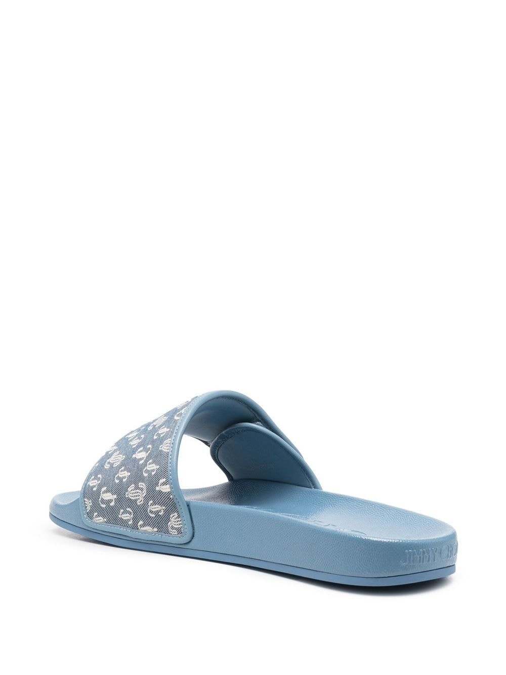 Fitz monogram-jacquard slides - 3