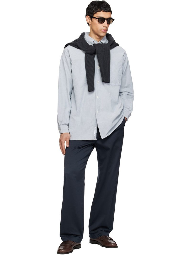 Nanamica Gray Button Down Wind Shirt outlook