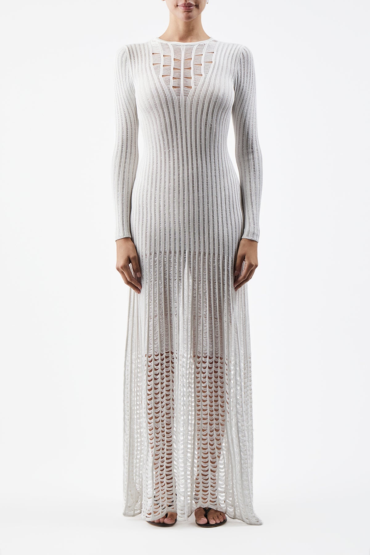 Maia Dress in Shappe Silk - 3