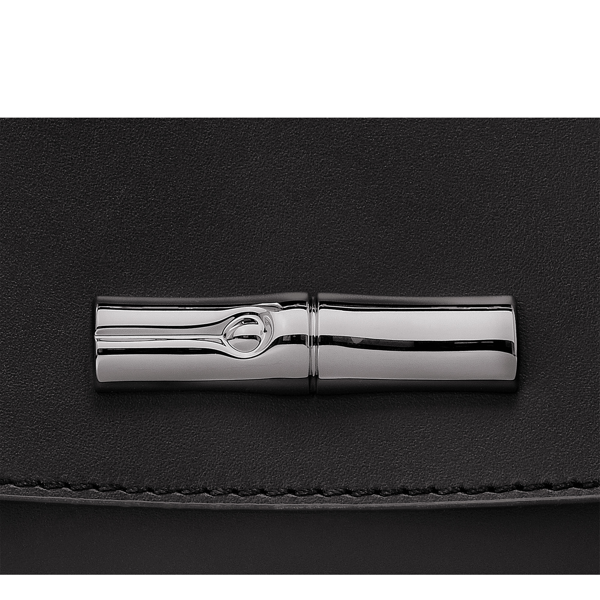 Roseau Clutch Black - Leather - 3