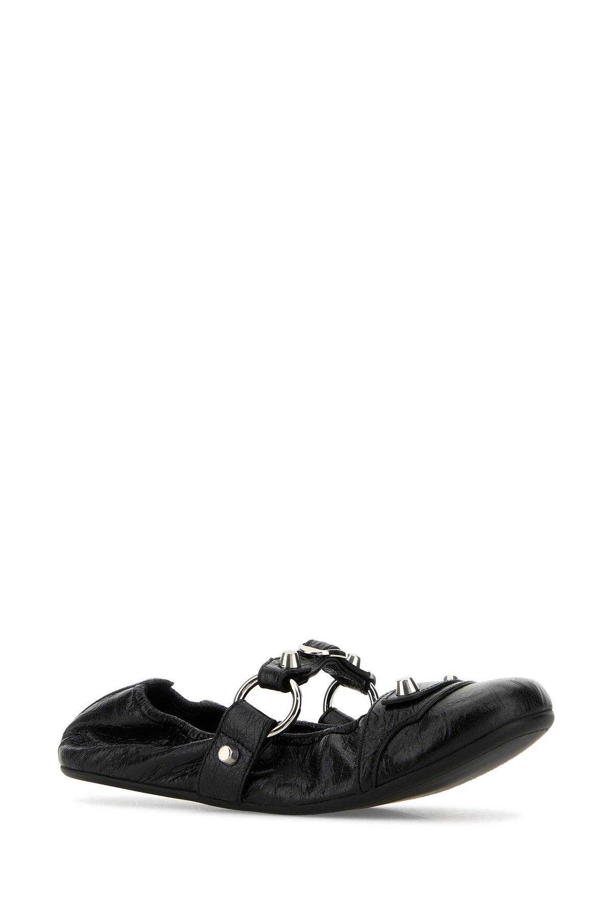 Black leather City ballerinas - 2