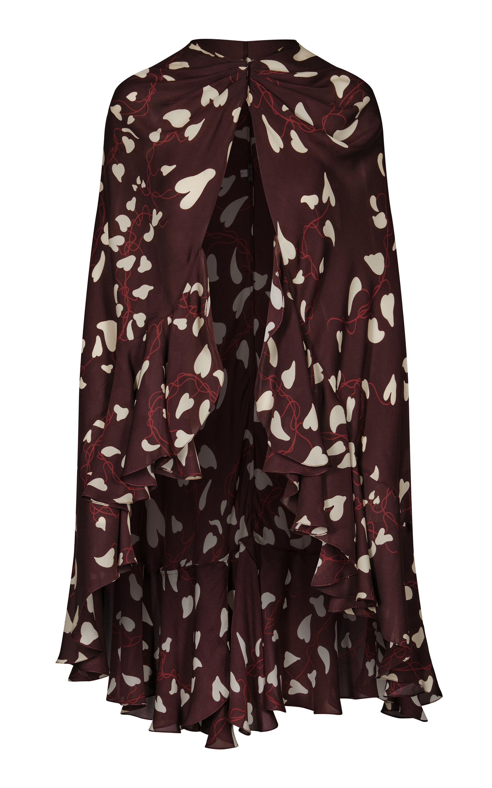 Reinterpretation Silk Cape brown - 1