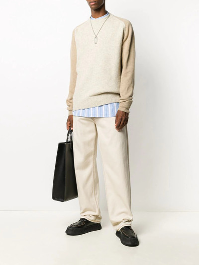 Jil Sander crew-neck wool jumper outlook