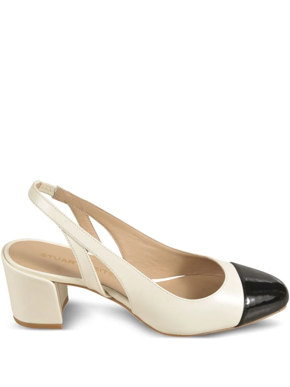 slingback block-heel pumps - 1