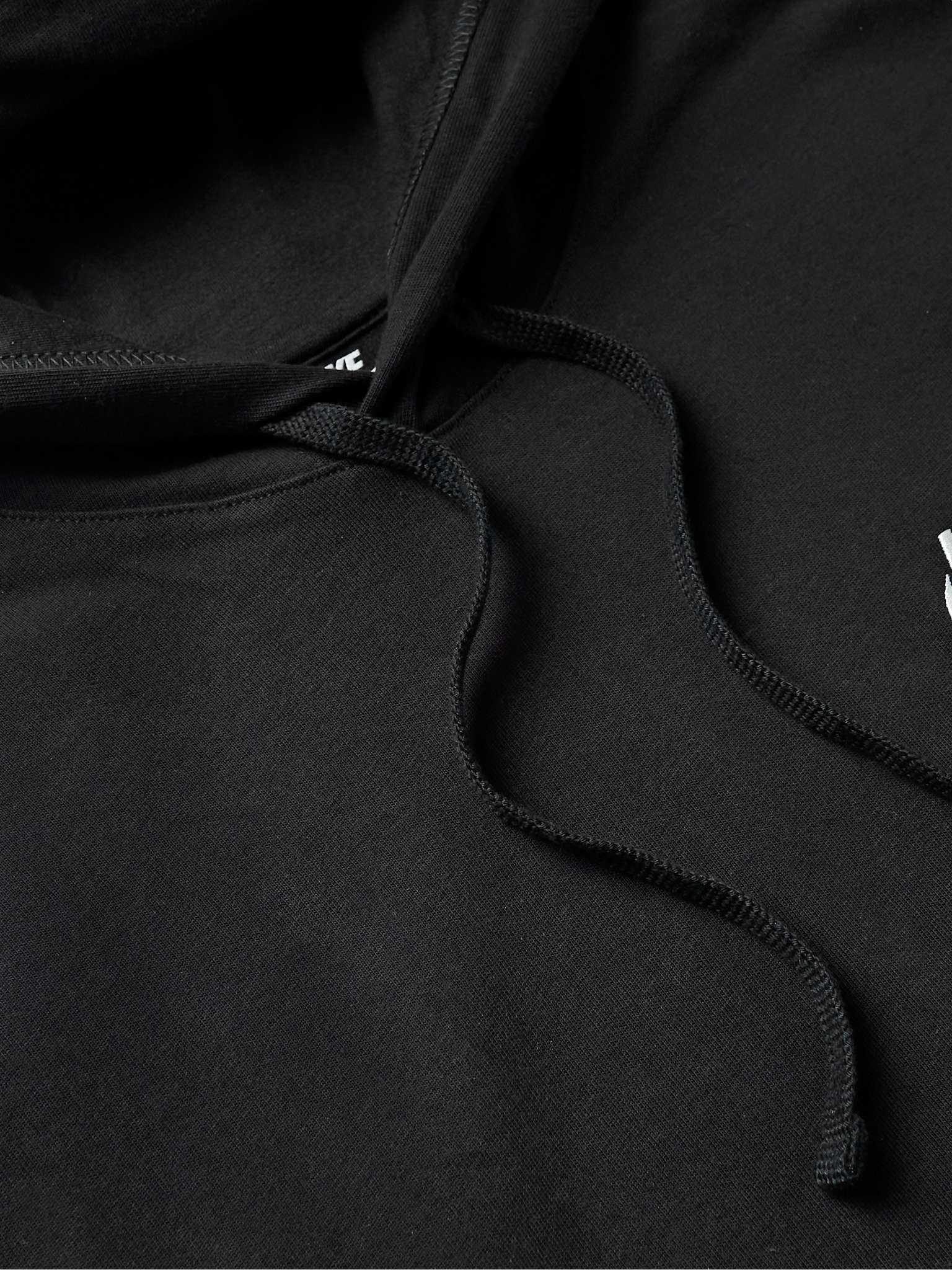 Sportswear Club Logo-Embroidered Cotton-Jersey Hoodie - 5