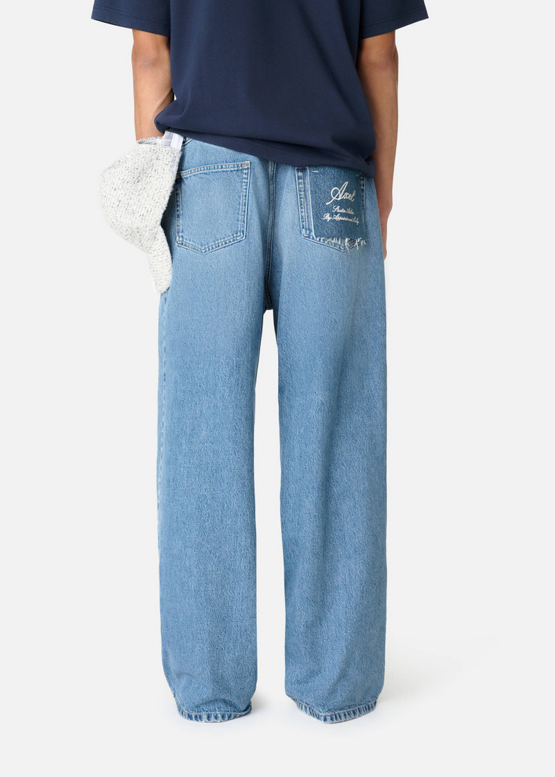 Embroidered Relaxed Jeans 3