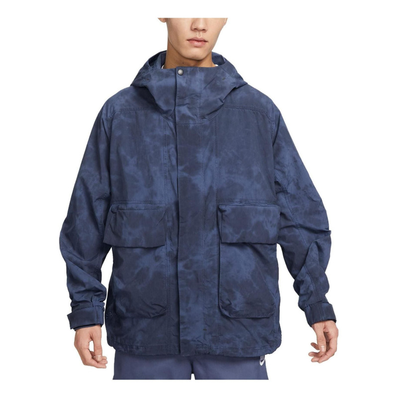 Nike Sportswear Tech Pack Woven Hooded Jacket 'Blue' DX0218-491 - 1