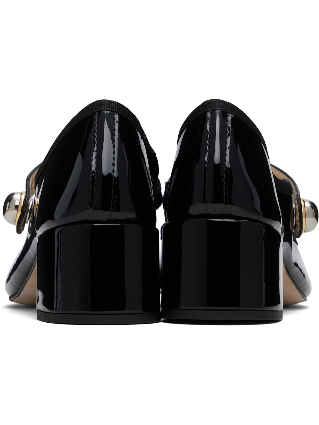 Black Fabienne Mary Jane Heels - 2