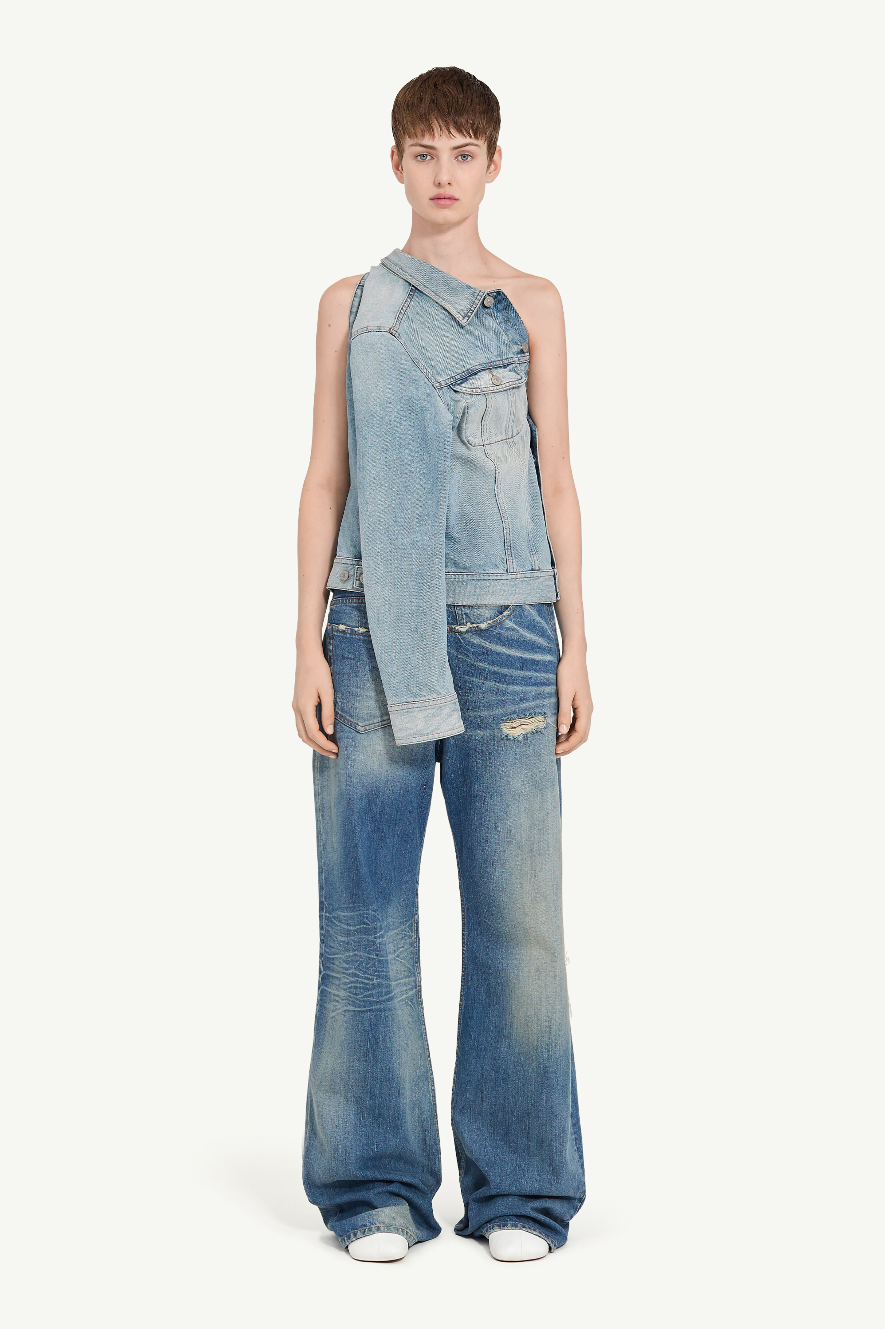 Twist denim jacket - 6