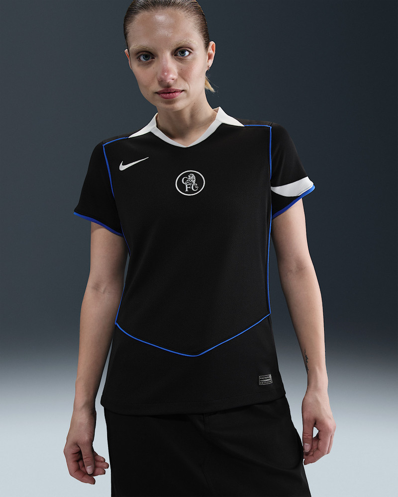 Chelsea FC 2025/26 Stadium Third Women's Nike Dri-FIT Total 90 Soccer Replica Jersey 1