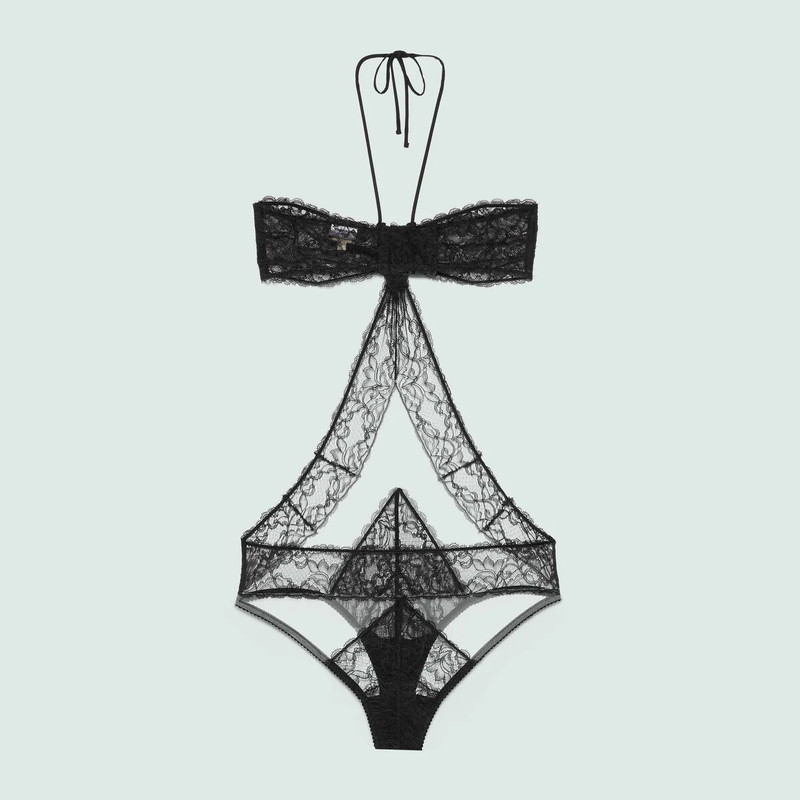 Lace tulle bodysuit 5