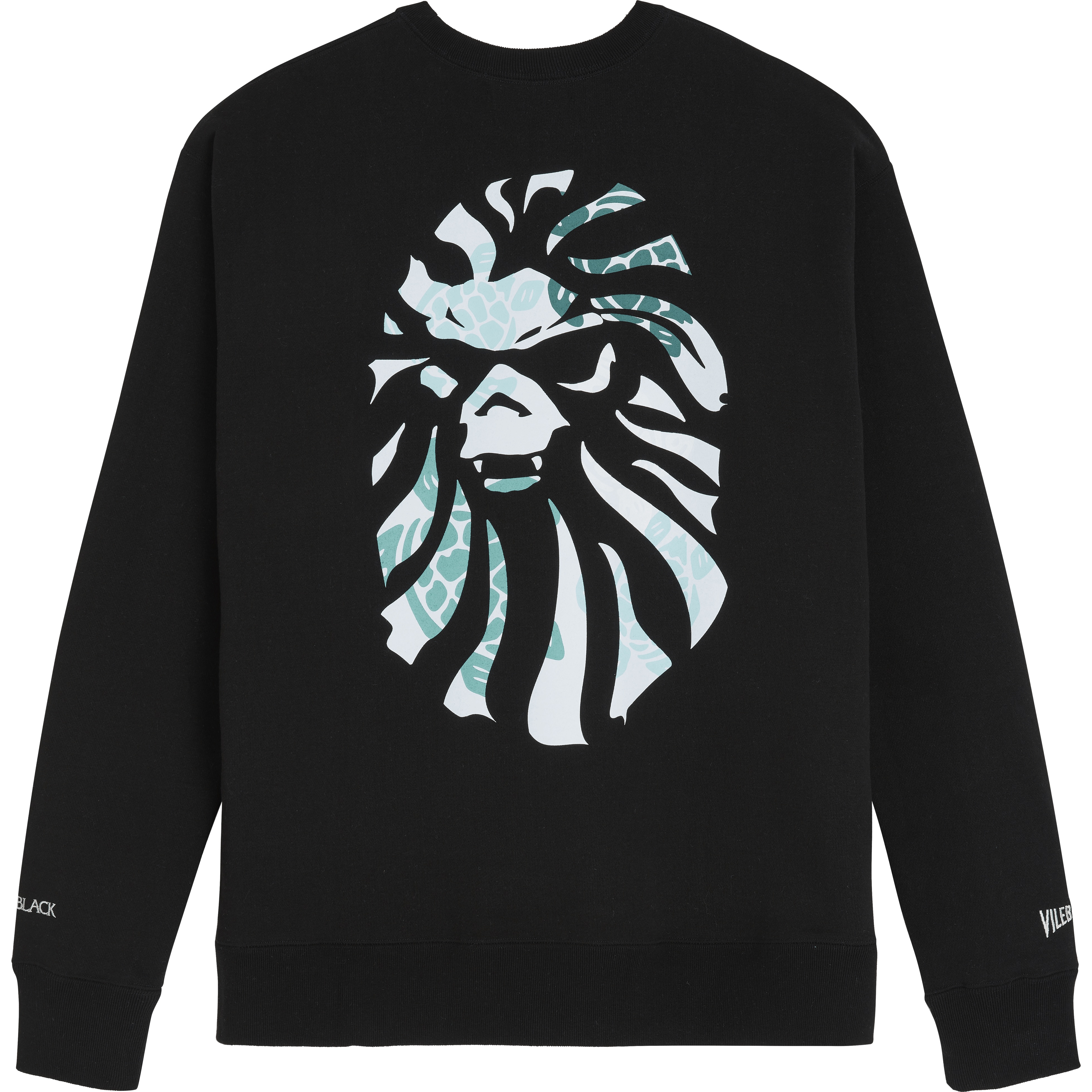 Men Sweatshirt Turtles Printed - Vilebrequin x BAPE® BLACK - 2