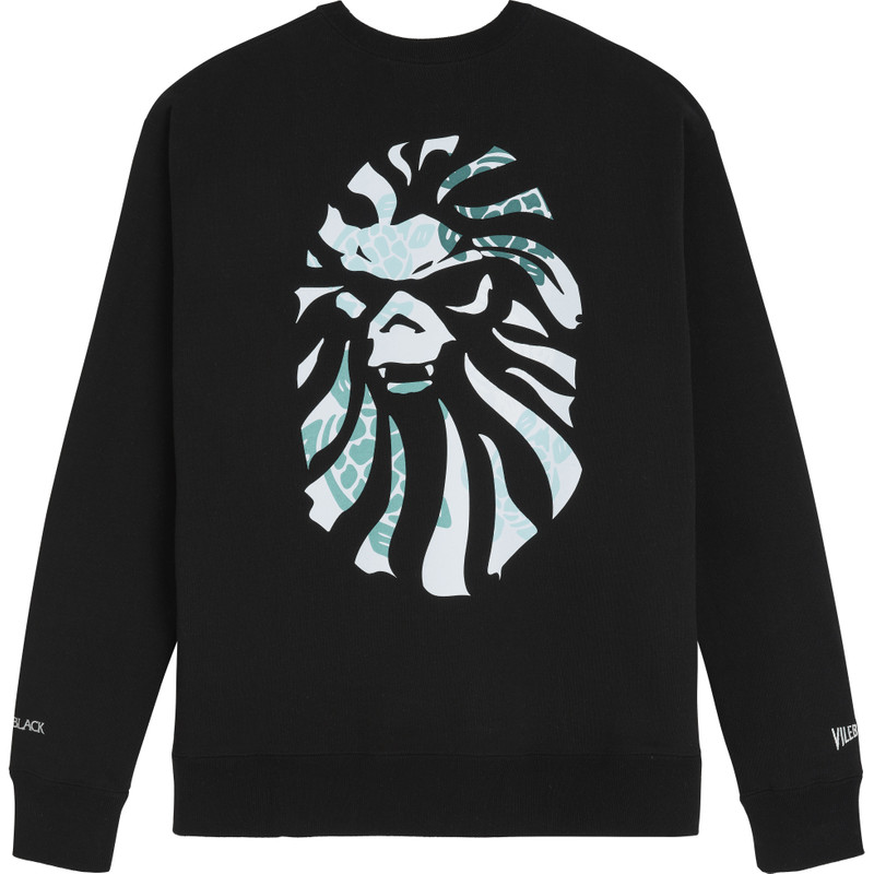 Men Sweatshirt Turtles Printed - Vilebrequin x BAPE® BLACK 2