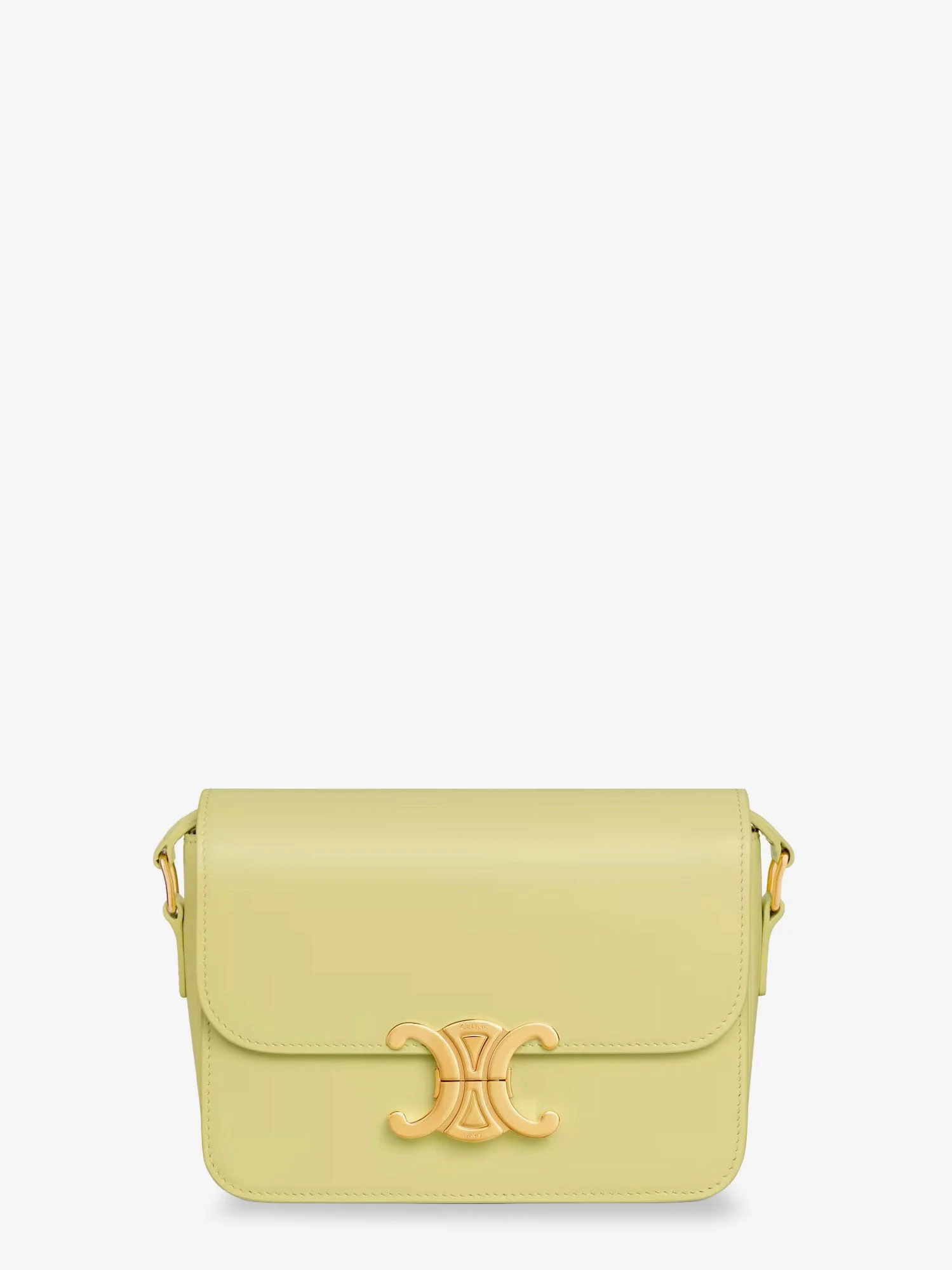 Celine Teen Triomphe Leather Crossbody Bag - 1