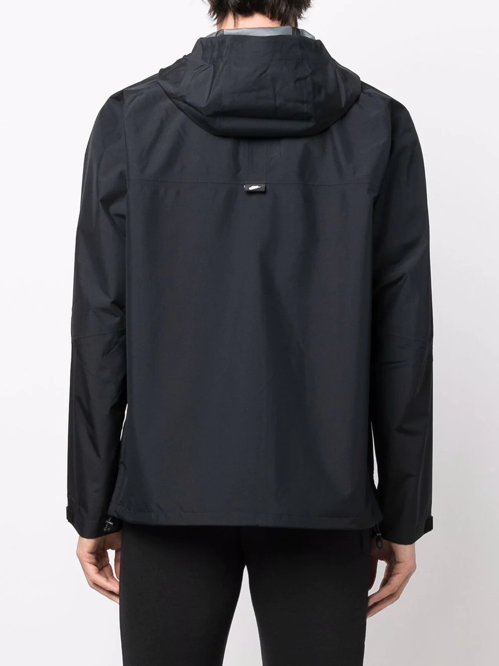 swoosh-logo hooded jacket - 4