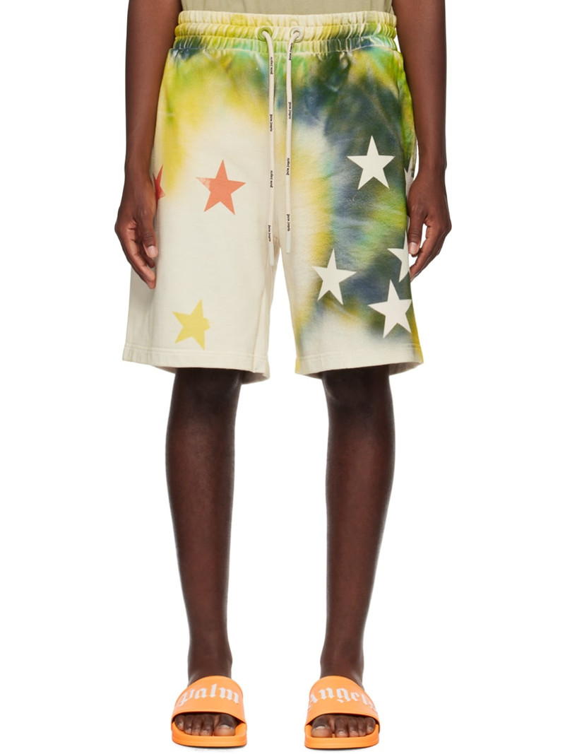 Off-White Sprayed Stars Shorts - 1