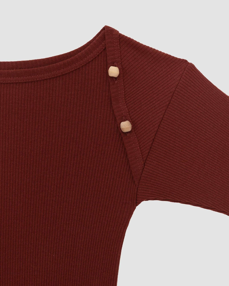 Disc Long Sleeve Tee - Recycled Cotton Rib 6
