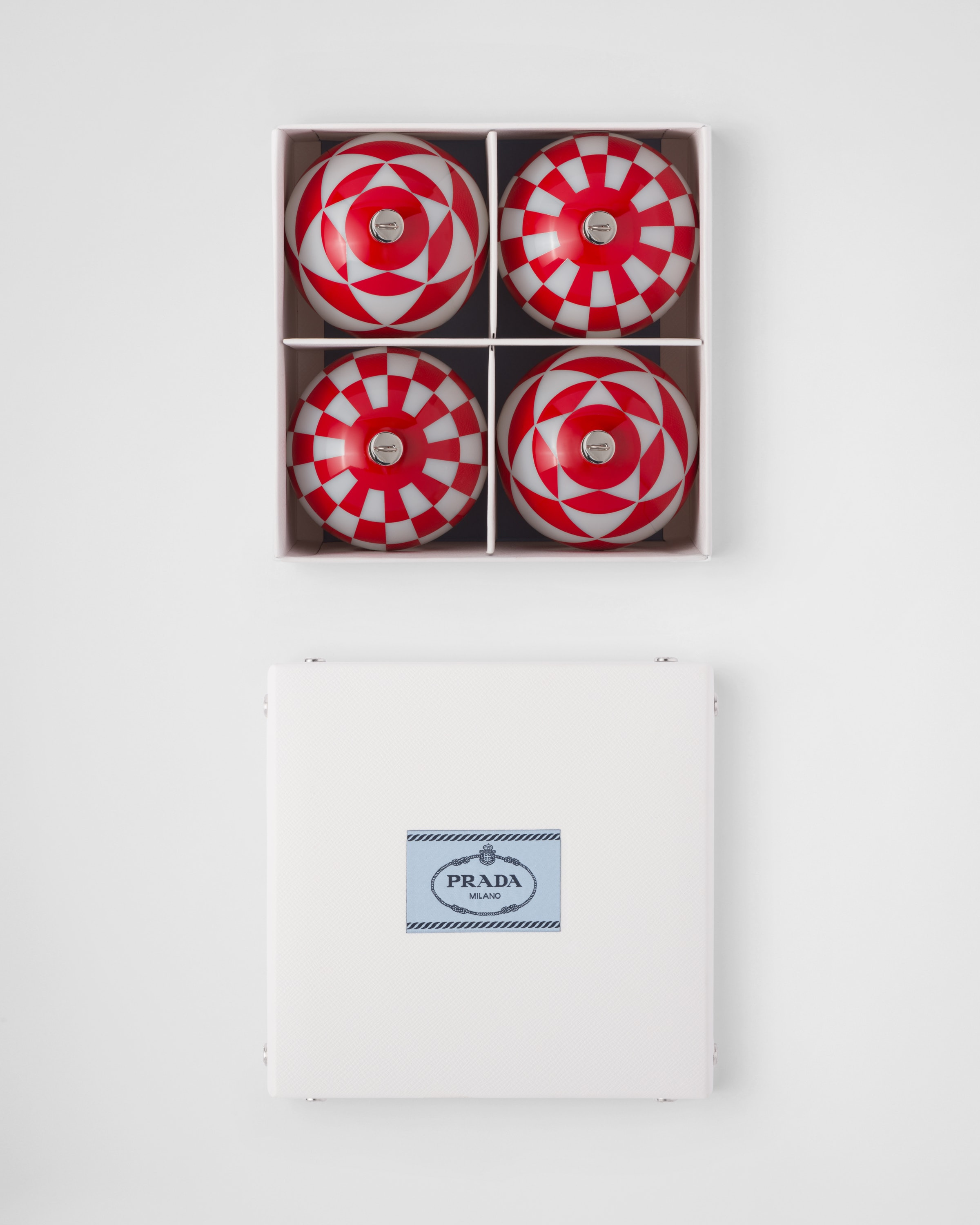 Glass Christmas ornament set - 3