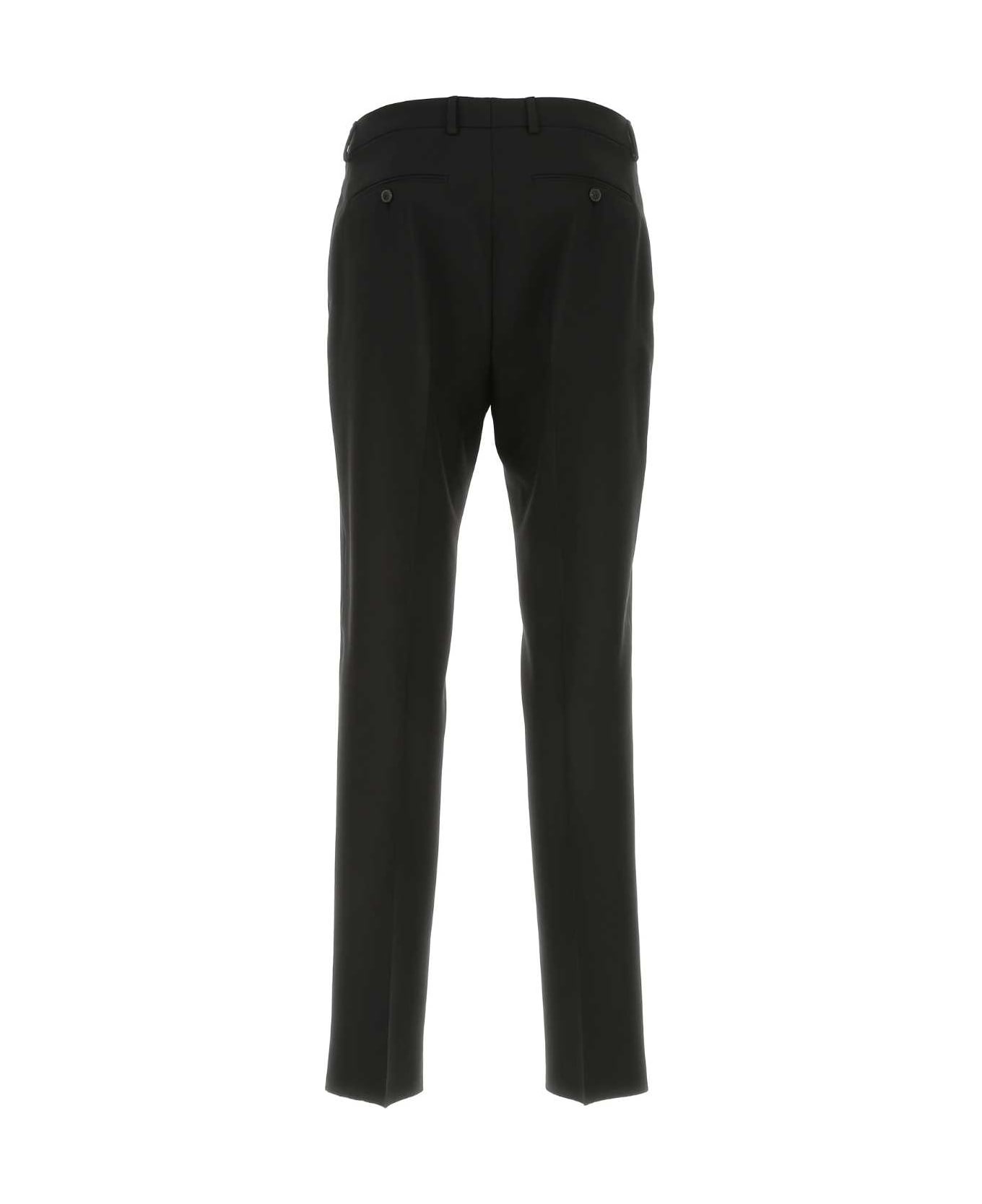 Black Wool Pant - 2