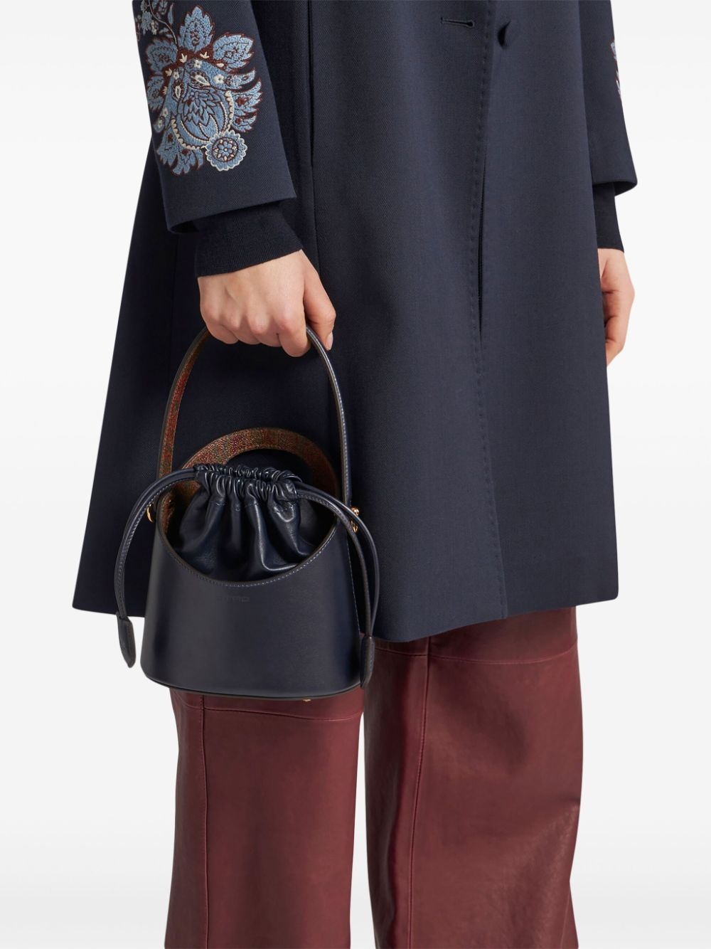 small Saturno leather crossbody bag - 2