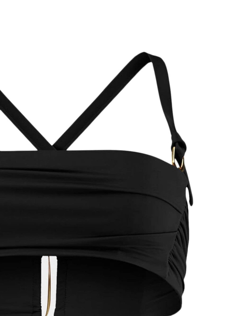 JACQUEMUS bandeau bikini top outlook