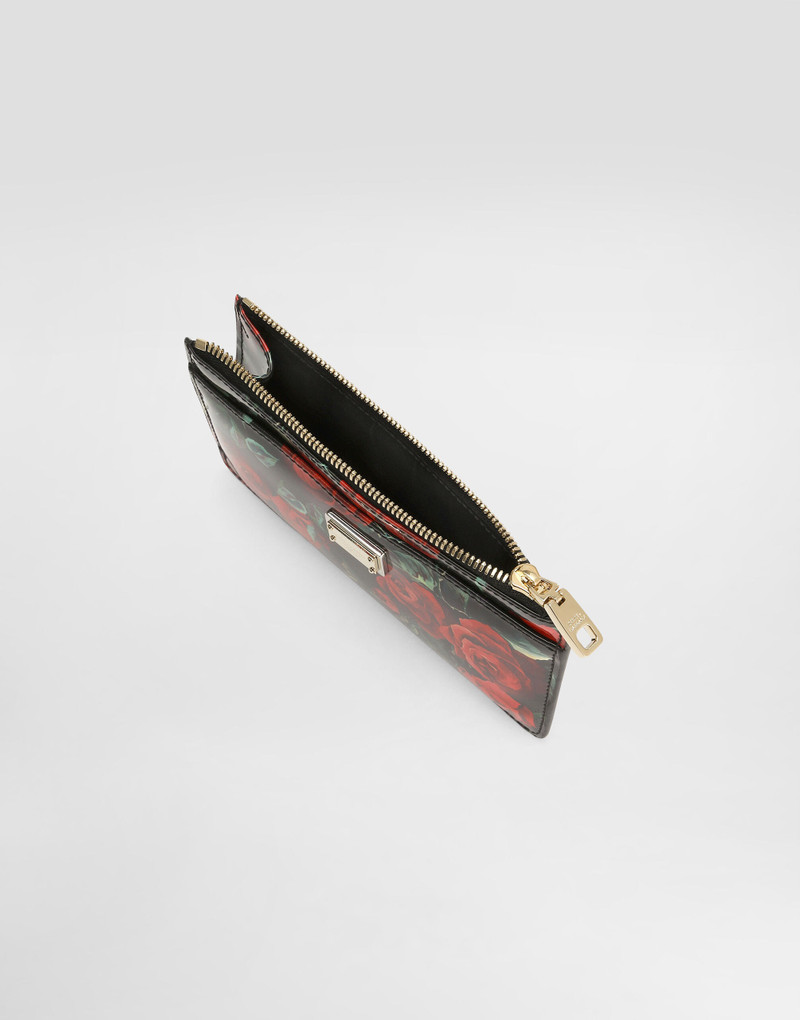Polished calfskin card holder 4