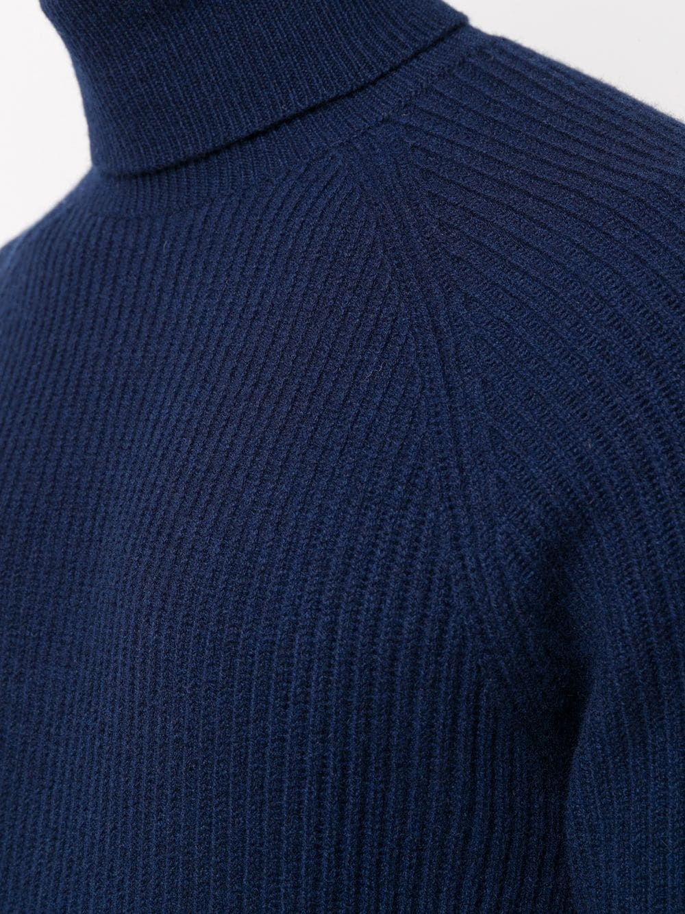 ribbed roll neck sweater - 5