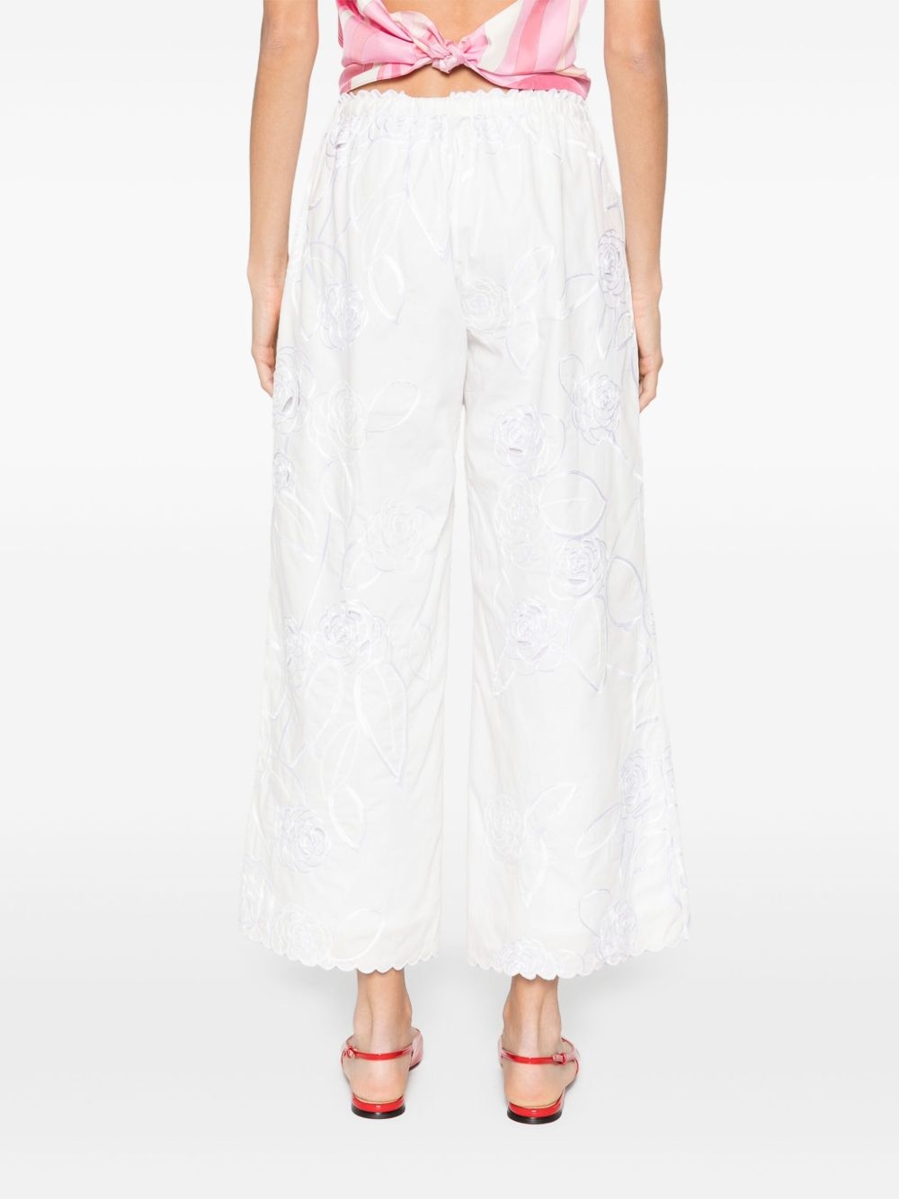 Petit Beurre-embroidered trousers - 4