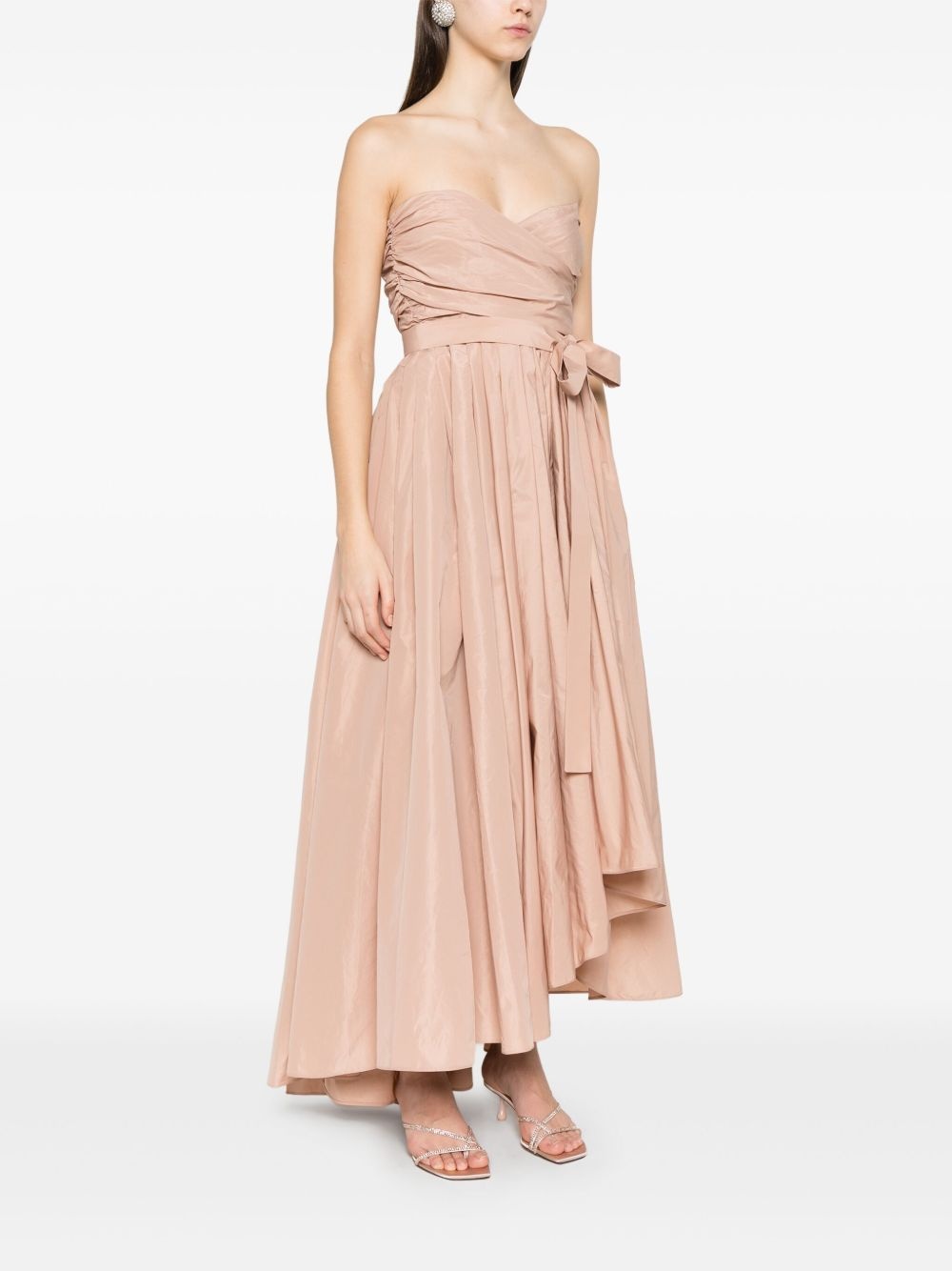 pleated maxi dress - 3
