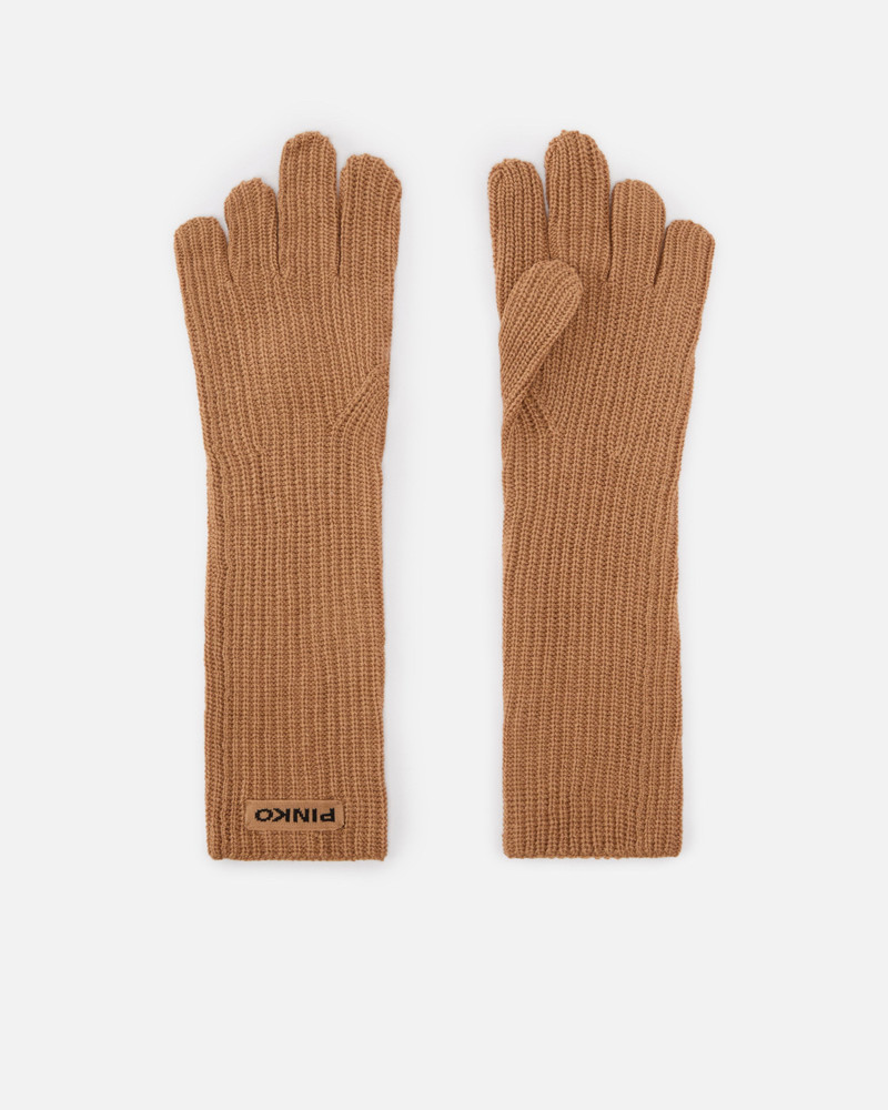 LONG WOOL AND CASHMERE-BLEND GLOVES 1