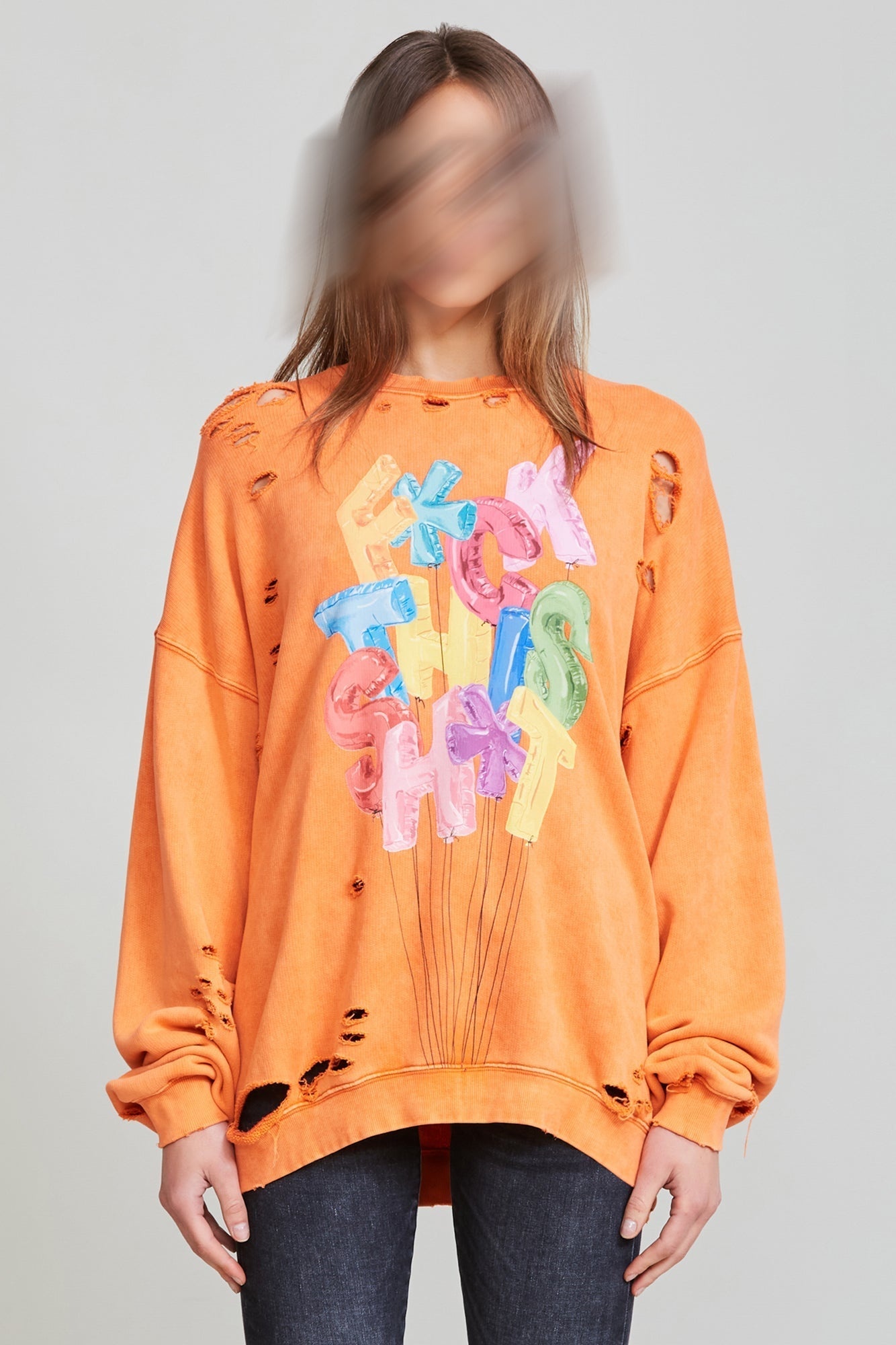 FTS Oversized Crewneck - Orange - 2