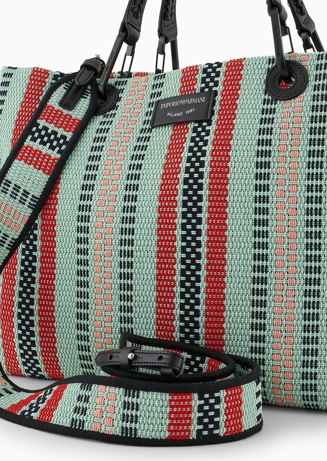 MyEA medium basketweave shopper bag - 5