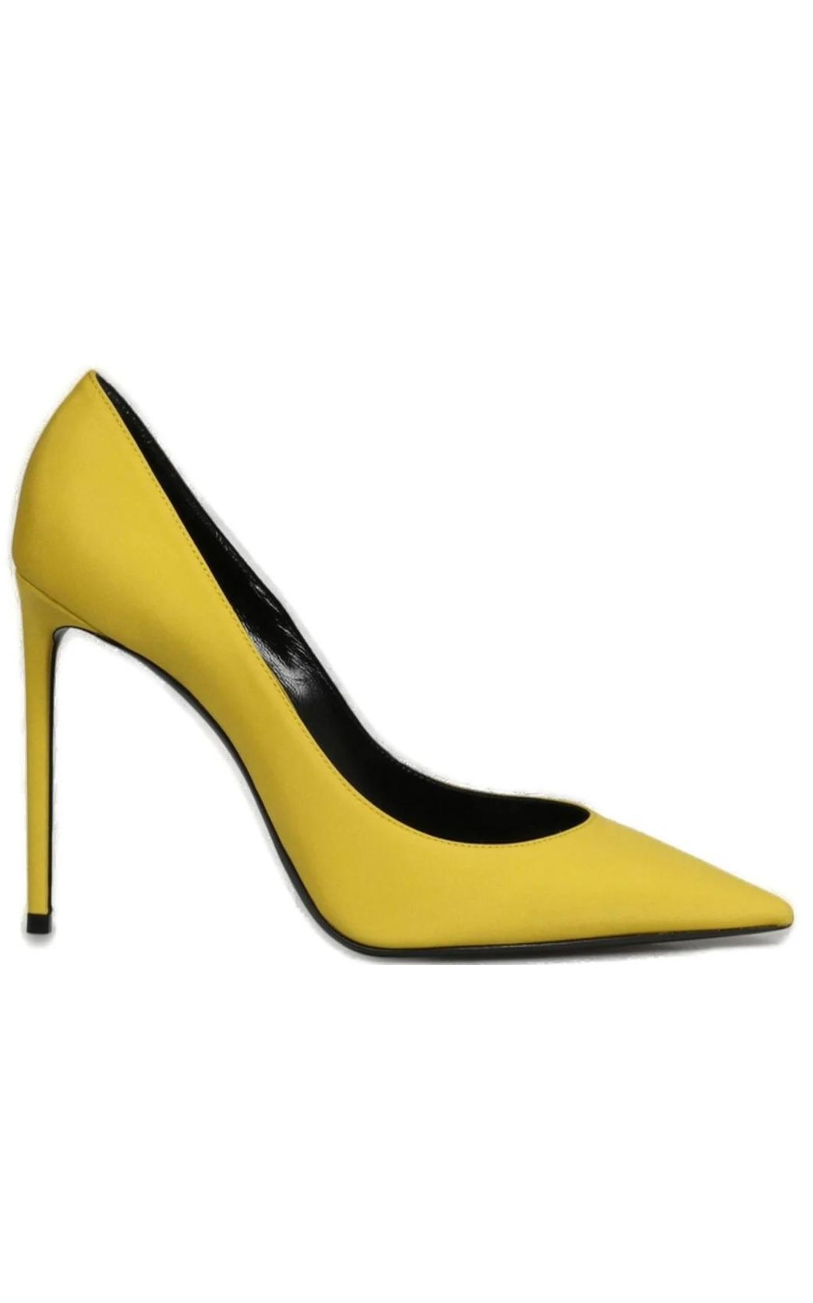 Yellow ‘ZOE’ Stiletto Pump - 1