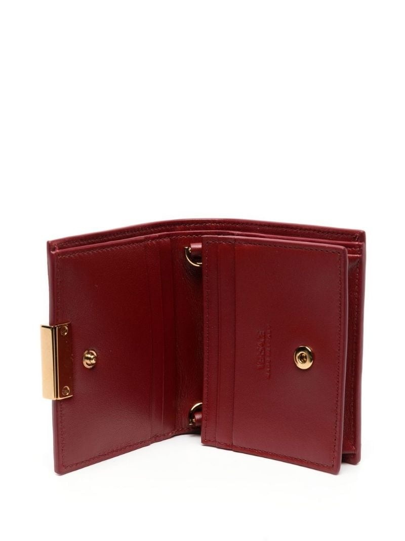 Greca-plaque detail wallet - 3