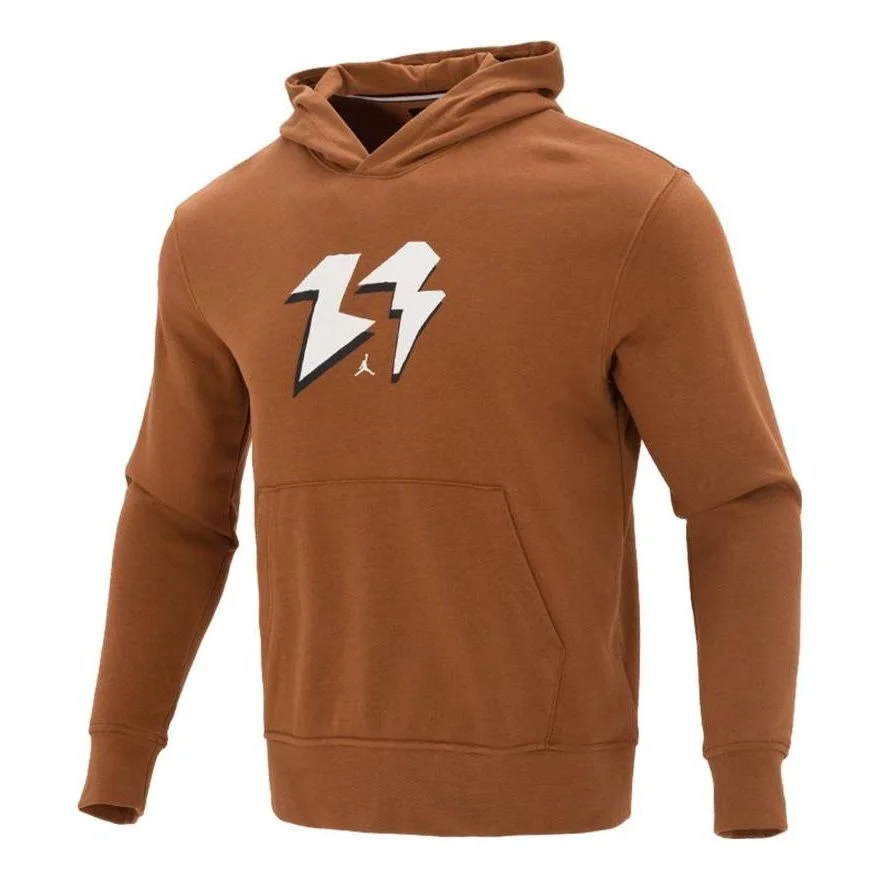 Air Jordan Flight MVP Fleece Pullover Hoodie 'Light British Tan' FQ1871-281 - 1