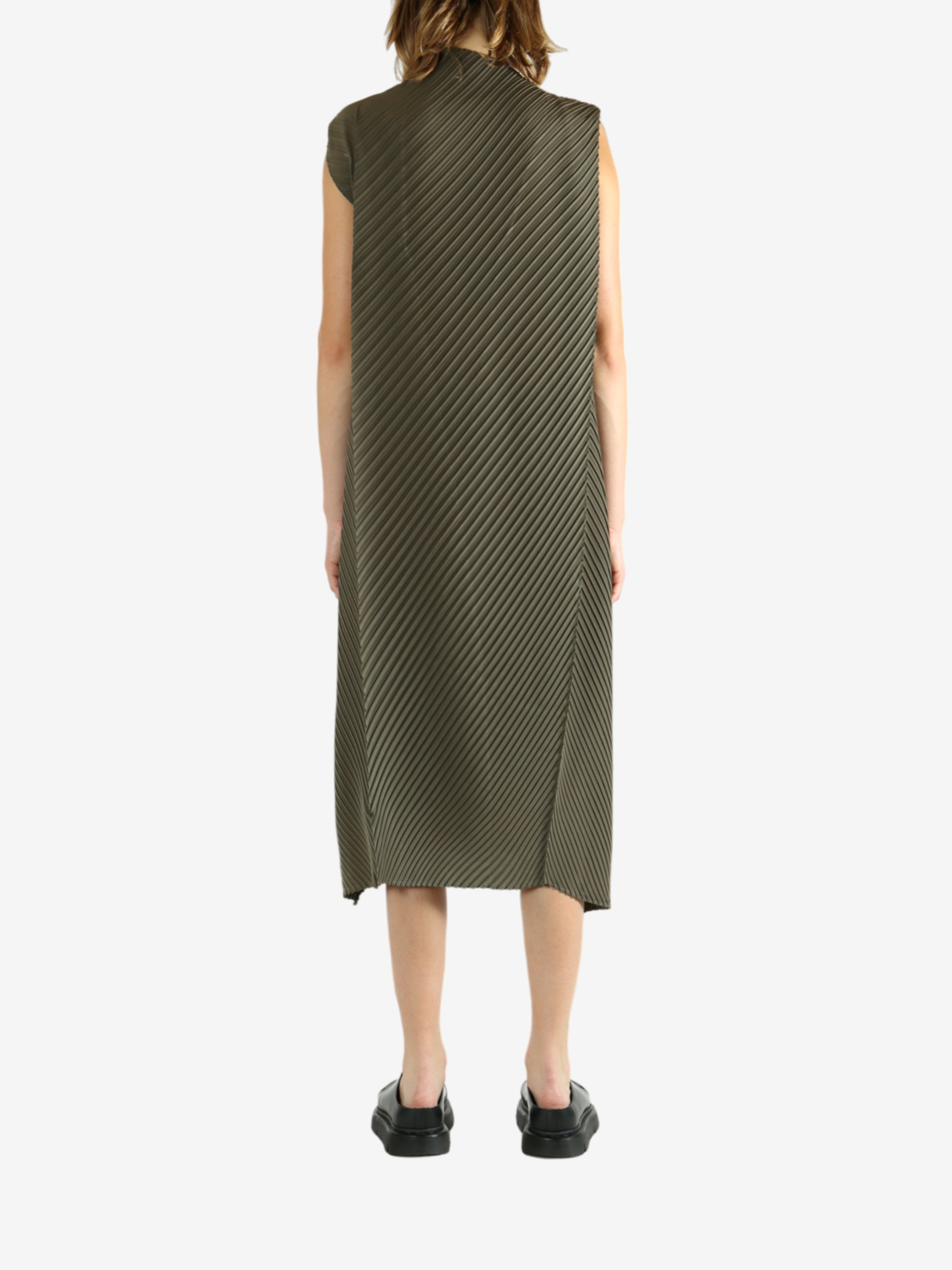 ISSEY MIYAKE - Women Soft Fold Pleats Dress - 3