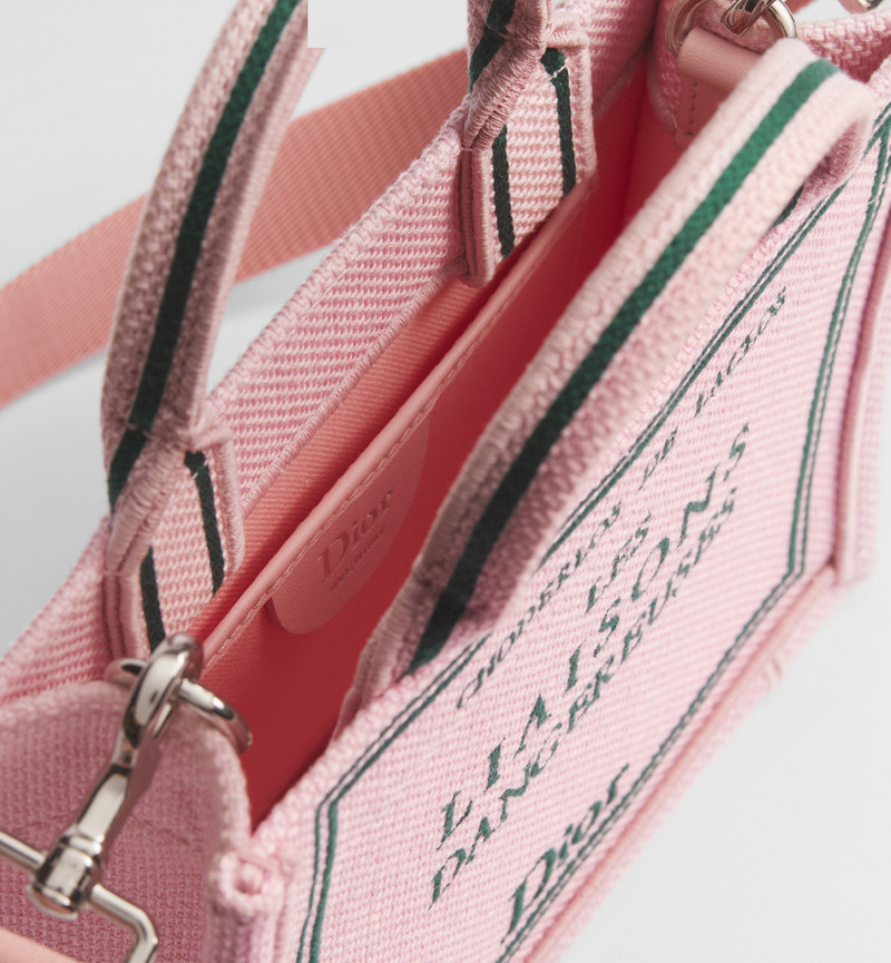 Mini Dior Book Tote with Strap 3