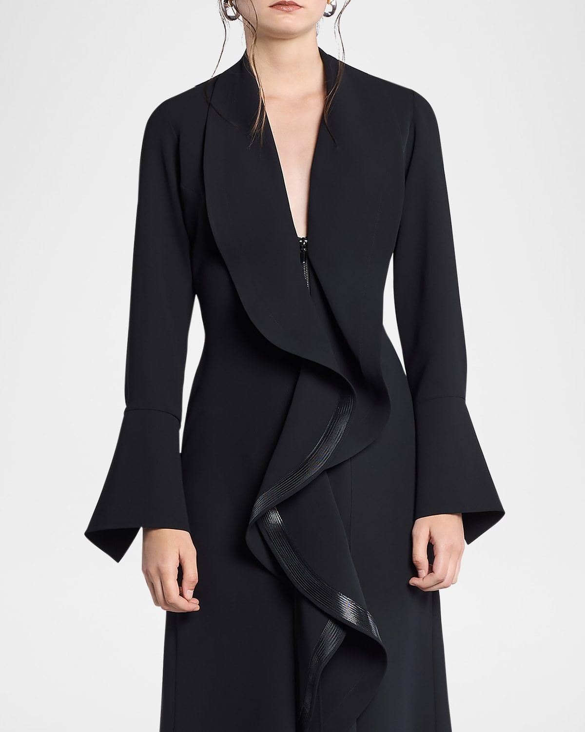 Jupiter Ruffle Long-Sleeve Gown - 4
