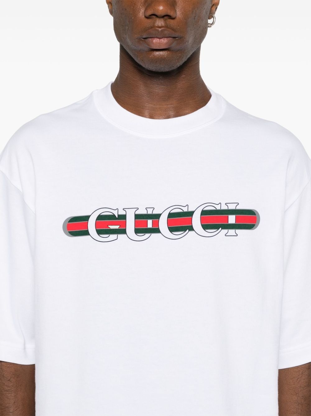 logo-print cotton T-shirt - 5